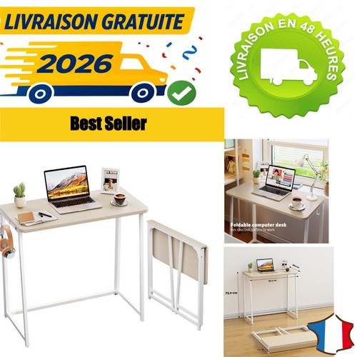 Bureau pliable beige - cm,