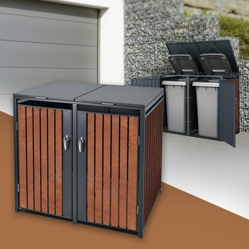 Cache poubelle jardin abri - cache,