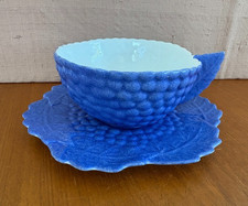 Jacques Pergay Peint Main Limoges France Large Cup & Saucer Soup Hot Chocolate