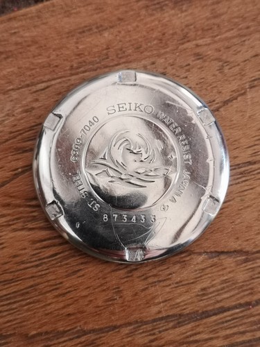 Seiko 6309 7040 - back, cover