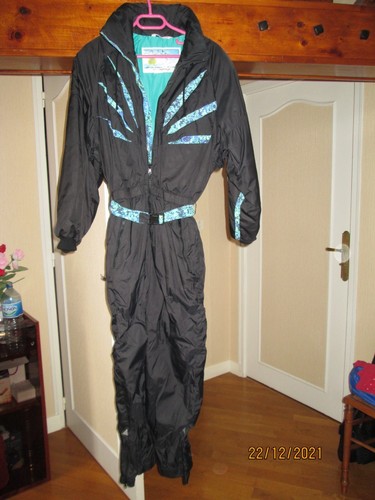 Combinaison ski femme - ski, noire
