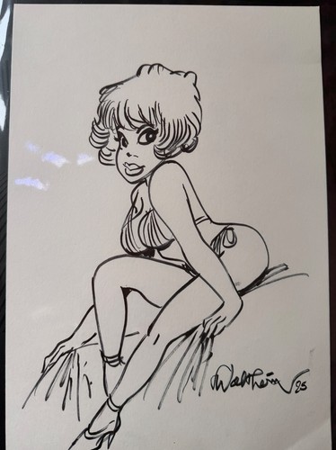 Dessin original walthery - dessin,
