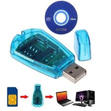 Lecteur de carte SIM, téléphone portable via USB, sauvegarde GSM/CDMA + CD gr...