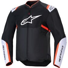 Hommes Moto Veste XXL - Alpinestars T-Sps Air v2 - Schwarz-Weiß-Fluorot