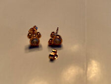 Rose Gold Plated Mickey Mouse Earrings 
