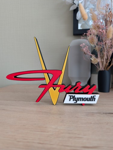 Logo décoratif plymouth fury - logo,
