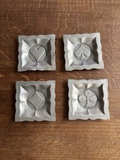 RARE Les Potstainiers Hutois, Coupelle Vide Poches, Cendrier En Étain