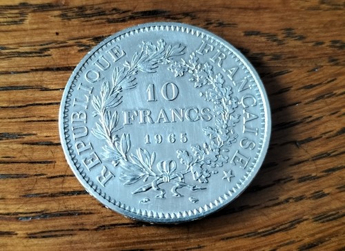 Pièce argent hercule - argent, 10