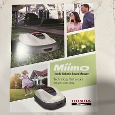 Honda MIIMO MOWER Robotic Autonomous Mower Brochure Miimo
