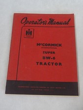 MC CORMICK TRACTEUR SUPER BW-6