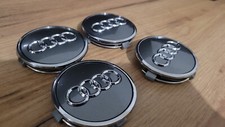 d'origine 4x Centre de roue Audi 60mm Cache moyeu de jantes Enjoliveur Centraux