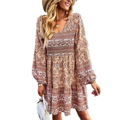 Robe manches bouffantes - ,