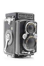 Rollei Rolleiflex Automat Model 3 TLR 6x6 Film Camera w/75mm f3.5 Xenar #330