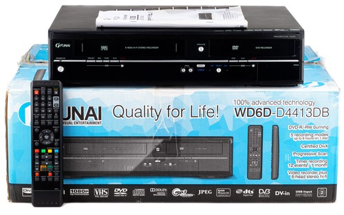 Funai wd6d d4413db vhs dvd - funai,