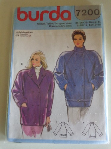 Patron burda 7200 pattern - patron, mode
