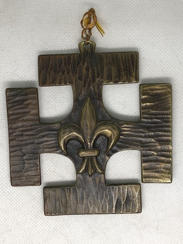 Croix scouts bronze avec - croix,