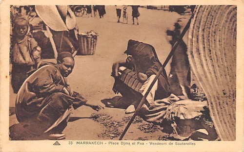 Maroc marrakech vendeurs - maroc,