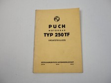 Puch 250TF motorcycle spare parts list spare parts directory