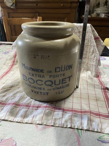 Pot moutarde ancien bocquet - pot,
