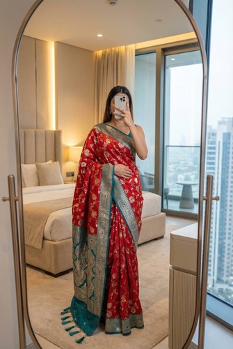 Ensemble blouse saree non fait - ensemble,