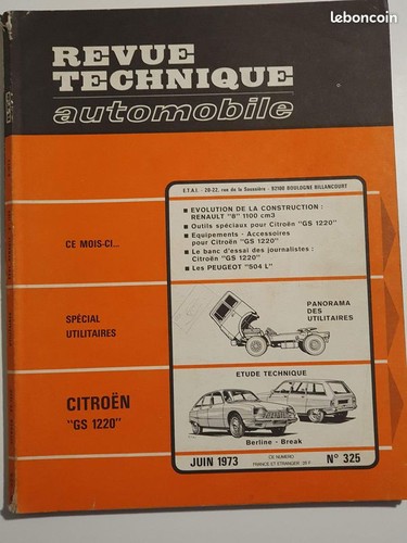 Revue technique automobile - technique,