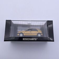 Minichamps Peugeot 306 4 door 1:43 Scale Car Boxed Gold metallic 1998