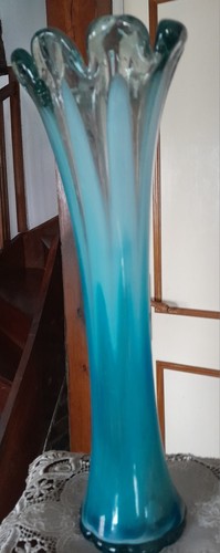 Grand vase design bleu - vase,