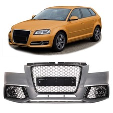 pare-chocs avant look RS3 pour AUDI A3 8p phase 2 de 04/2008 à 2012 sportback