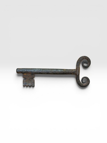 Clé ancienne fer forgé 16cm - clé,