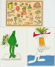 LOT OF 4 postcards. Collector