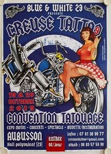 2019 CREUSE TATTOO Aubusson Convention Poster - 40x60 cm