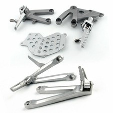 Front Passenger Rear Foot Pegs Footrest&Bracket Pour Honda CBR600RR 2005-2006 A