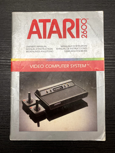 Notice seule console - console, atari