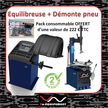 Pack démonte pneu semi - démonte,