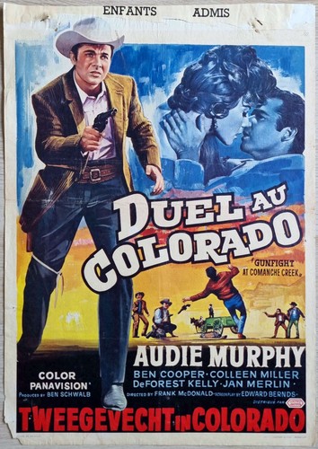 Affiche cinéma belge duel - affiche,