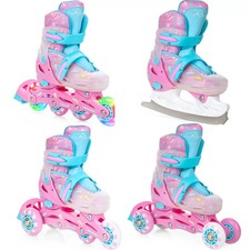 Roller Caramell + patin à roulette + patin à glace + triskate Enfant Mixte Rave