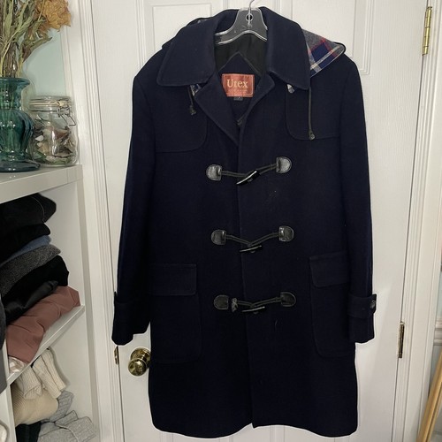 Utex vintage wool navy blue - utex,
