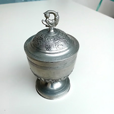 Ciboire, chalice, fine tin cut Eugène L'Eplattenier - Lacombe brothers Geneva