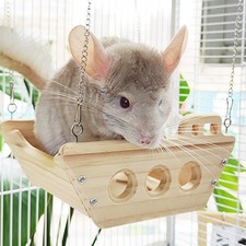 Hamac en bois pour chinchilla