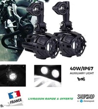 Kit Feux Leds Additionnels Phares Auxiliaire Anti Brouillard Longue Portée 6000k