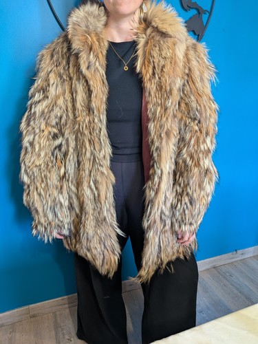 Manteau veste fourrure - veste,