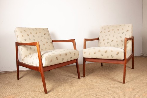 Paire fauteuils scandinaves - de,