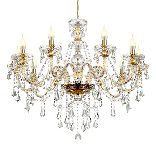 Lights luxury gold - gold, crystal