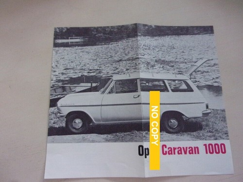 Opel caravan 1000 2 - opel, 2-part