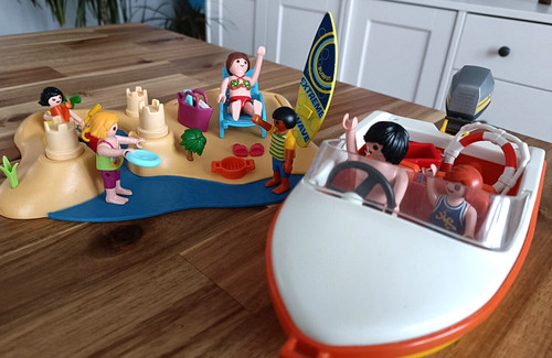 Playmobil lot mixtes plage - mixtes,