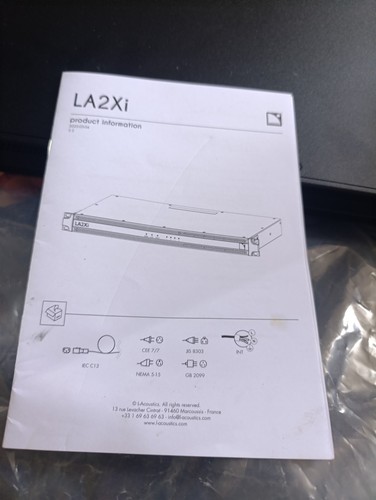 Acoustics la2xi ampli - la2xi, rack