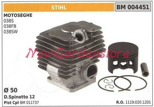 Cylindre piston segments - piston, stihl
