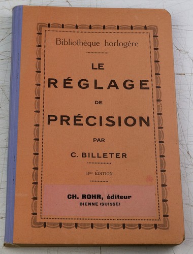 Bibliothèque horlogère 1933