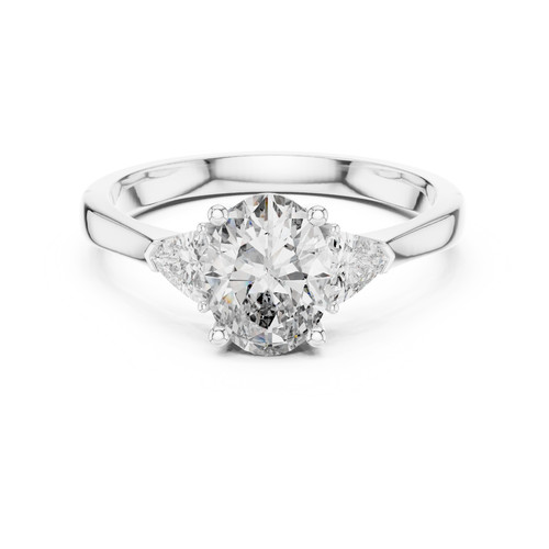 Bague ovale pour femmes - en, or