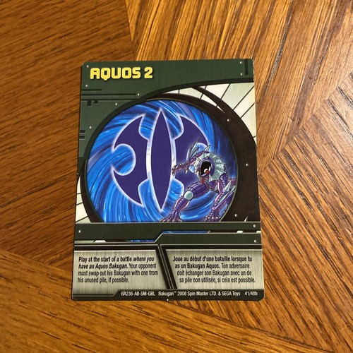 Bakugan cards aquos - aquos, 2